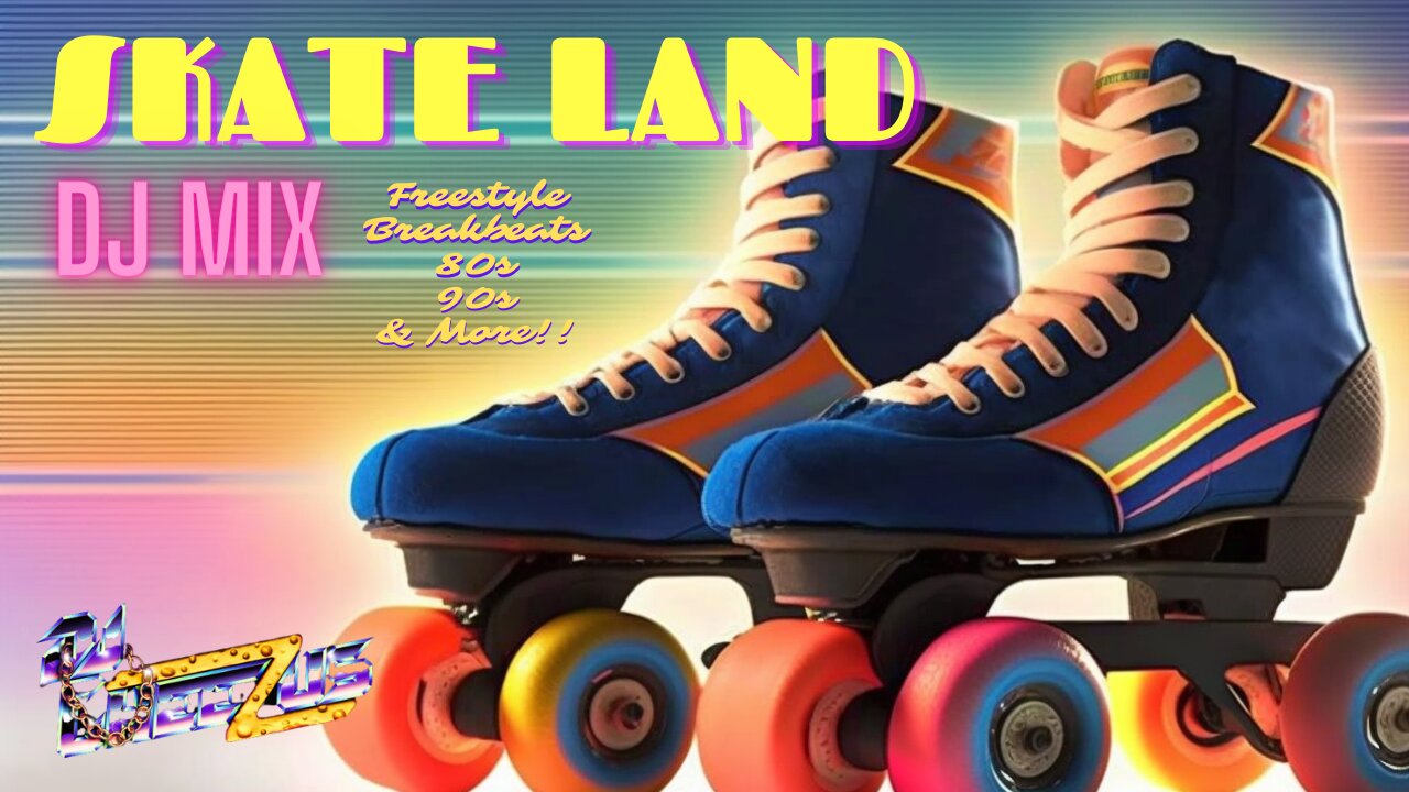 SKATE LAND DJ MIX w/ Rollerskating Visuals by DJ CHEEZUS