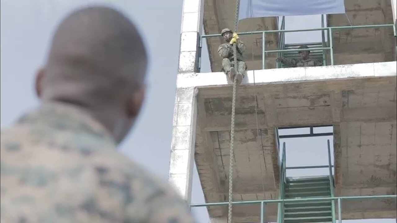 UNITAS 2023: 3rd Battalion, 23d Marine Regiment Rappel Tower