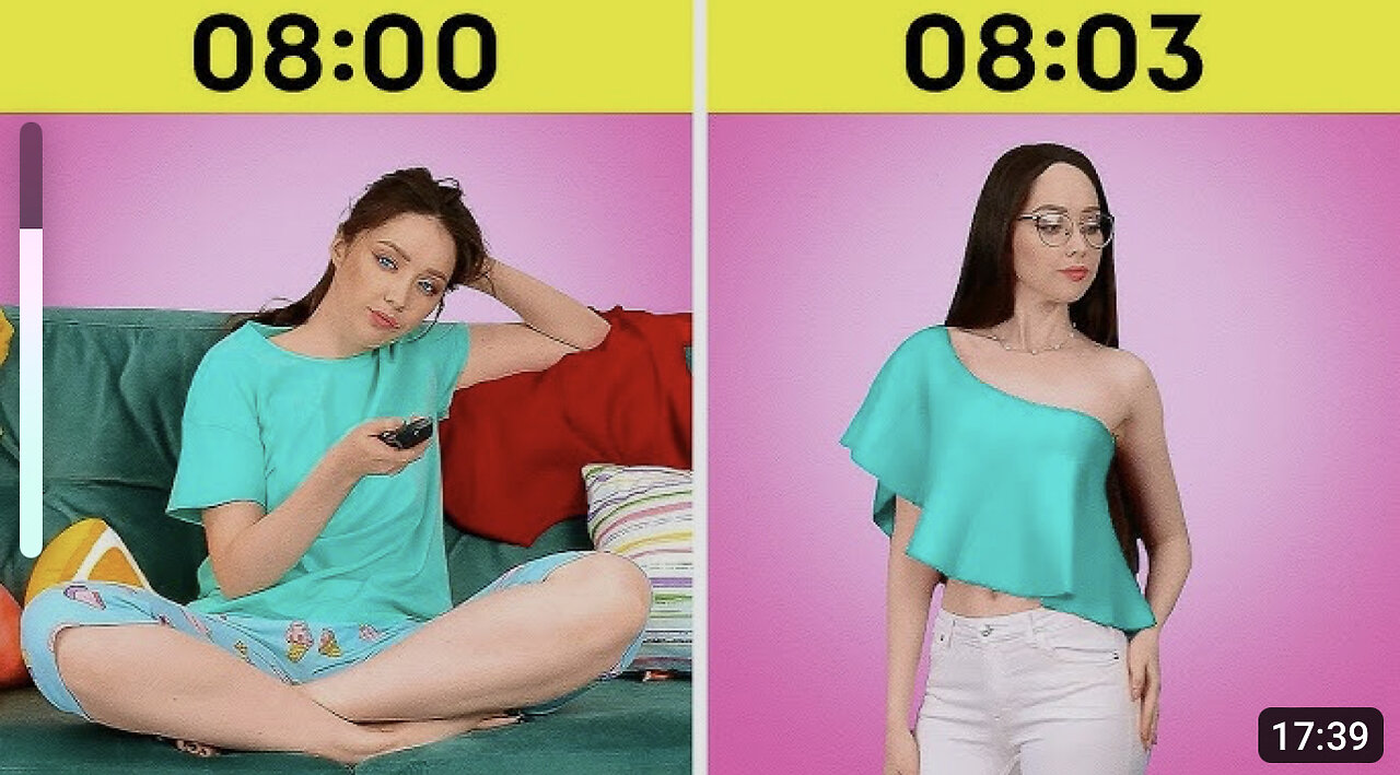 Cool clothing and daily hacks for lazy girls