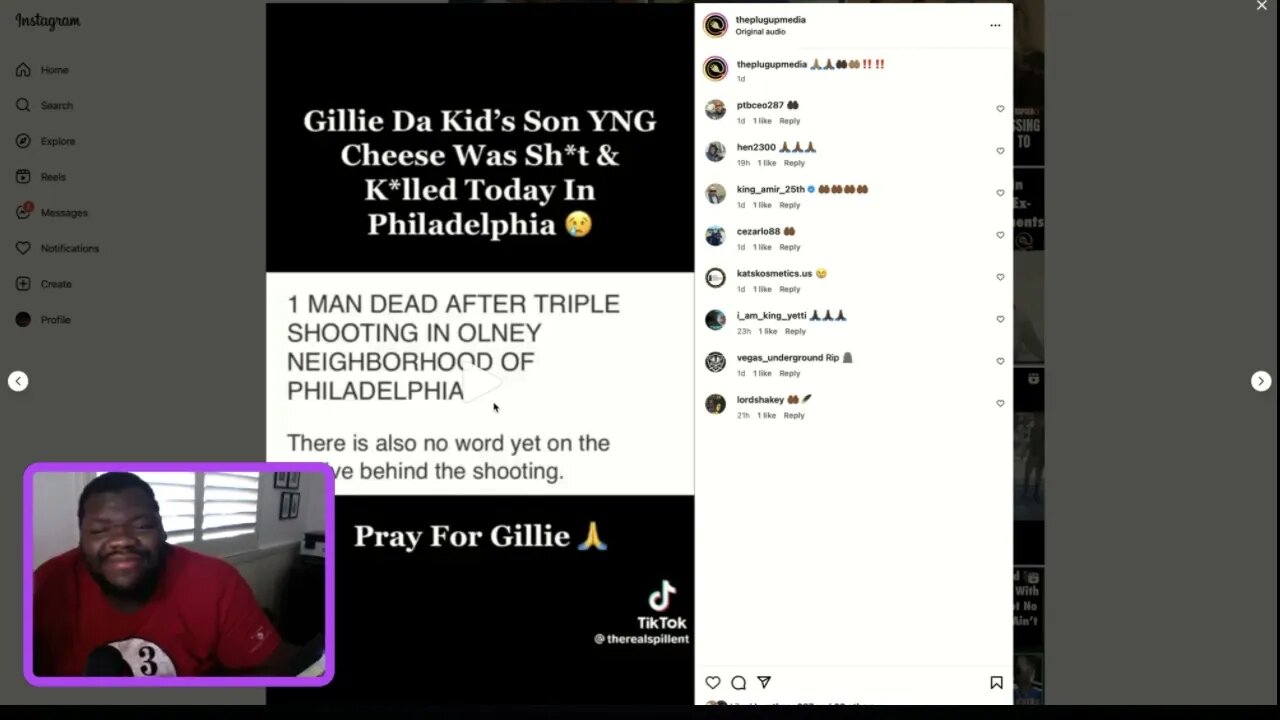 Gillie the kid's son killed in philly, alot of lil murdas in the industry, America still the greates