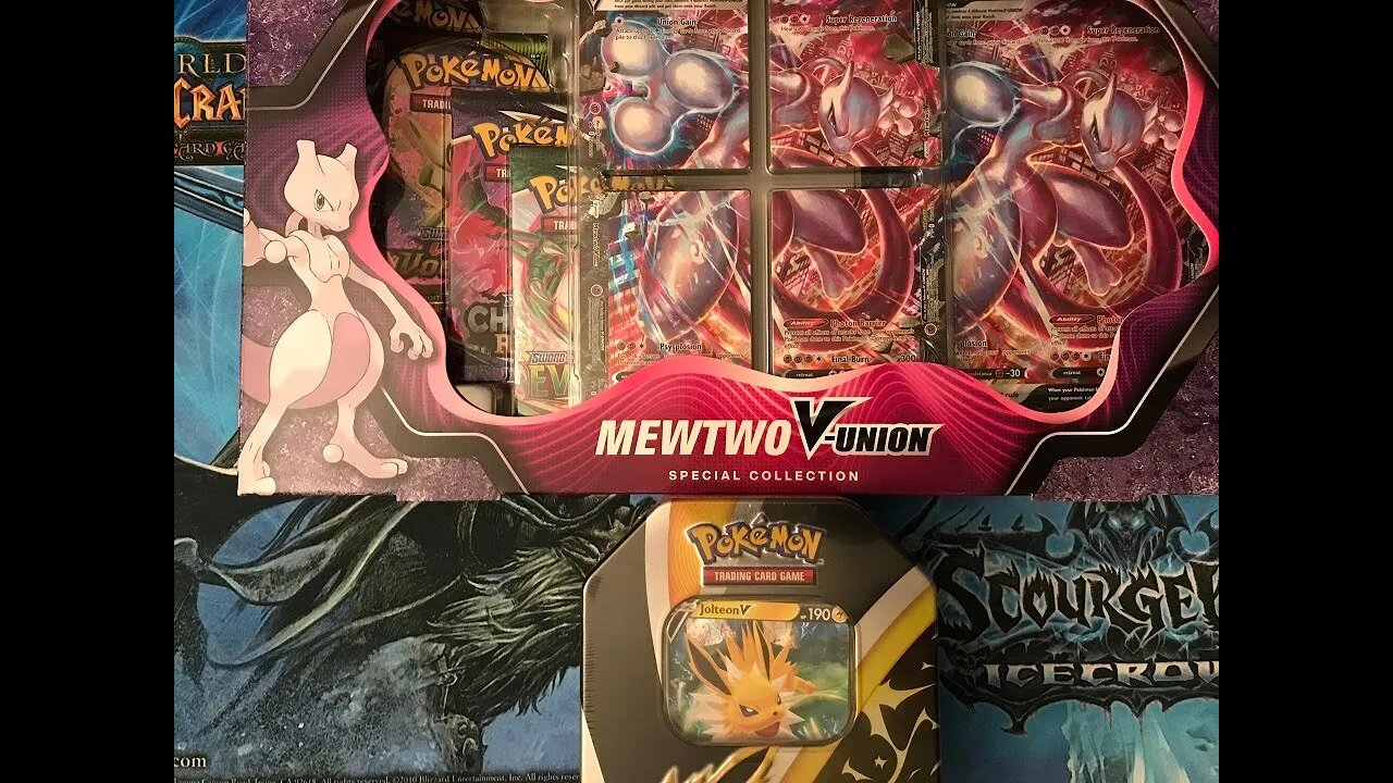 Opening the Mewtwo V Union box (and enduring some of the worst pulls on the channel).