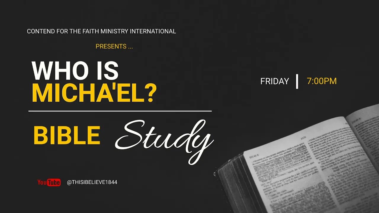 Who is Micha'el? [Bible Study, DD] #CFMI