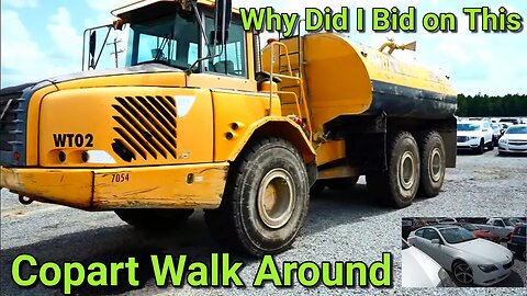 Bidding on Heavy Equipment at Copart, Copart Walk Around, BMW 650 Cheap!