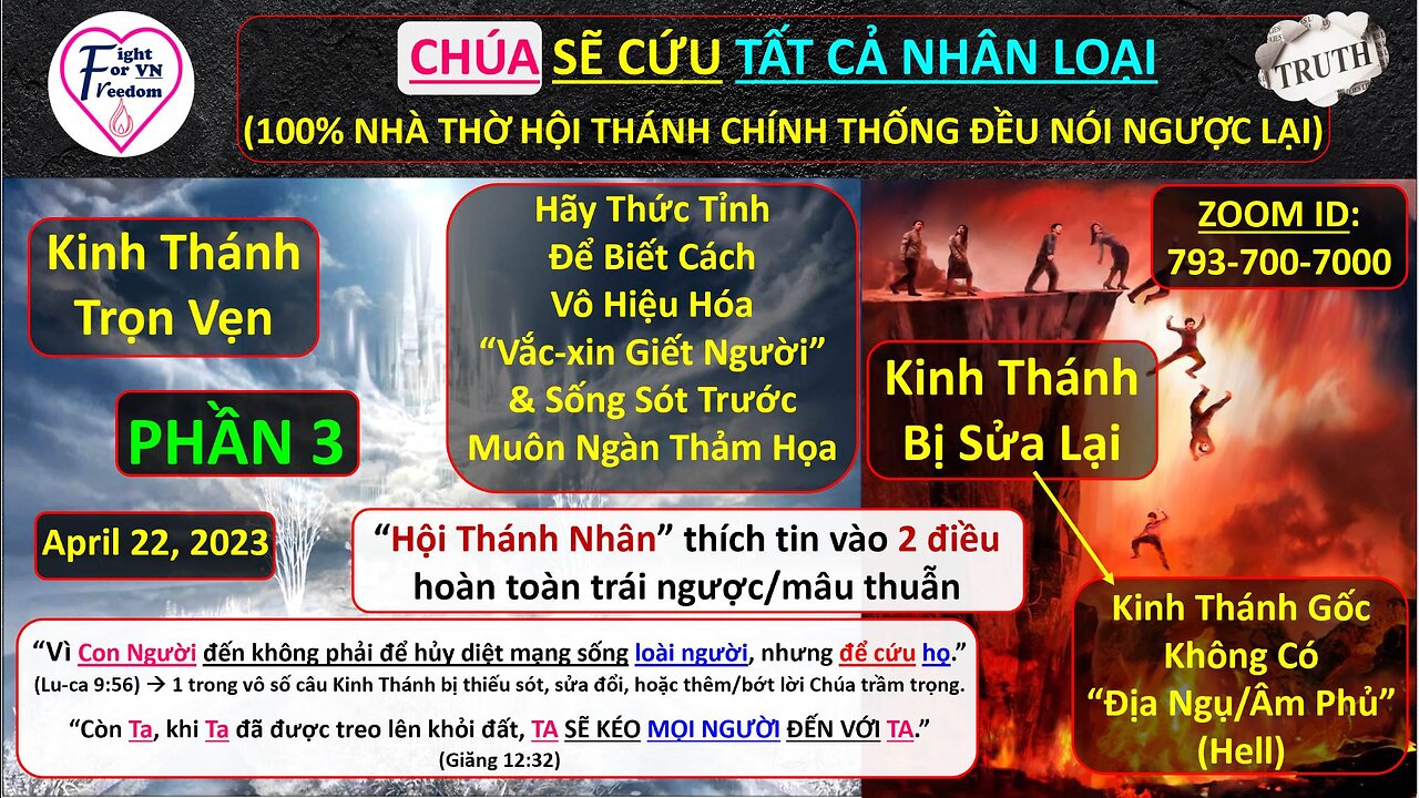 #27-3 (PHẦN 3) - CHÚA SẼ CỨU ĐƯỢC TẤT CẢ NHÂN LOẠI