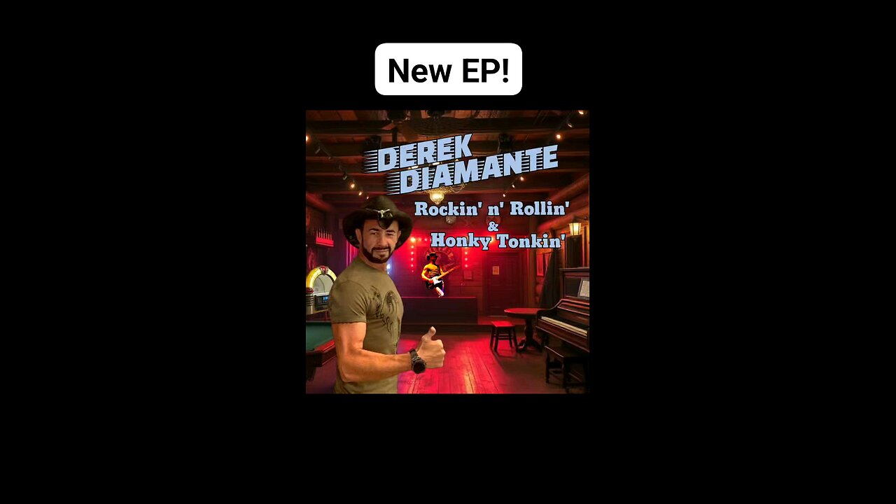 My New EP: Rockin' n' Rollin' & Honky Tonkin' Available Everywhere Now! #DerekDiamante #MadeInUSA