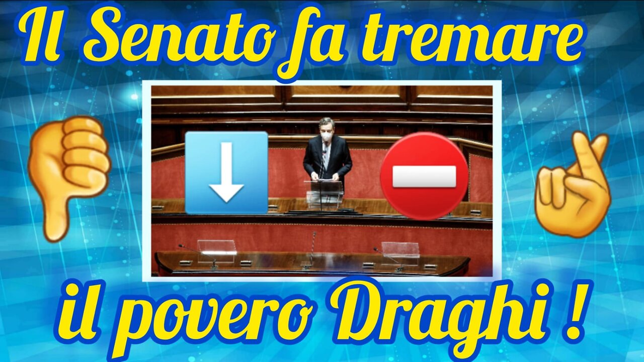 Il governo va sotto 3 volte in Senato!