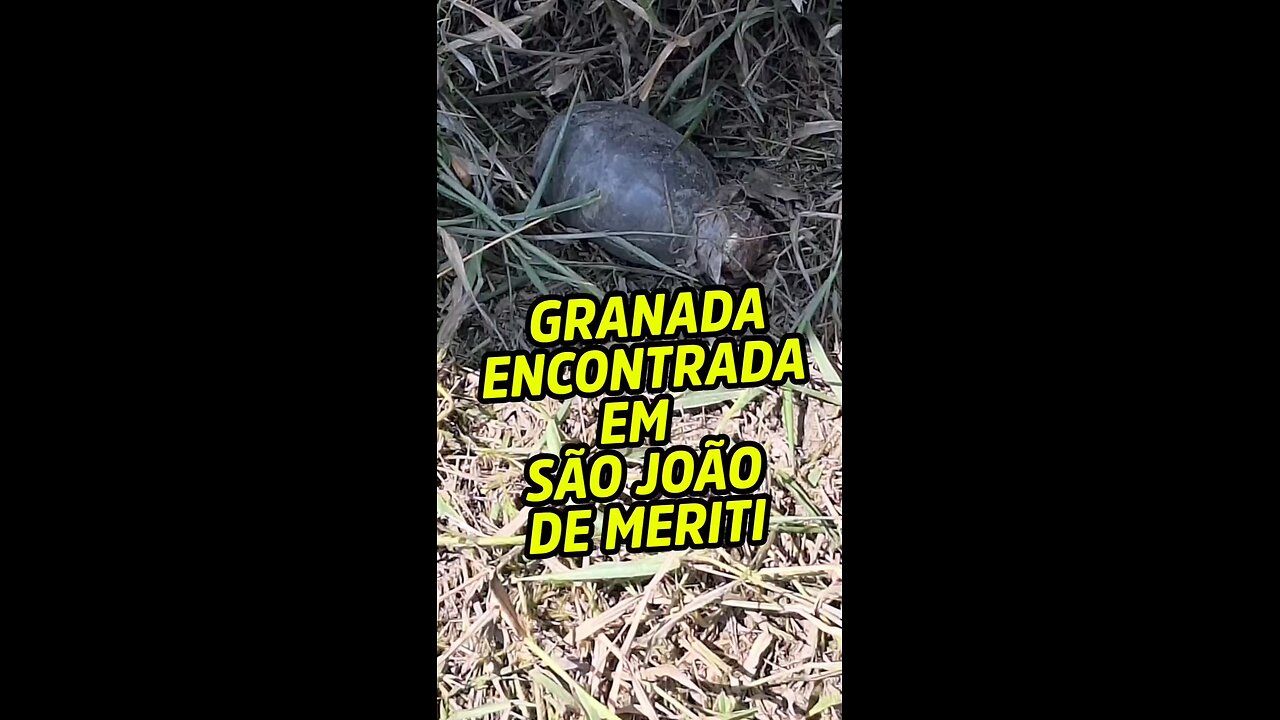 Granada encontrada em São João de Meriti