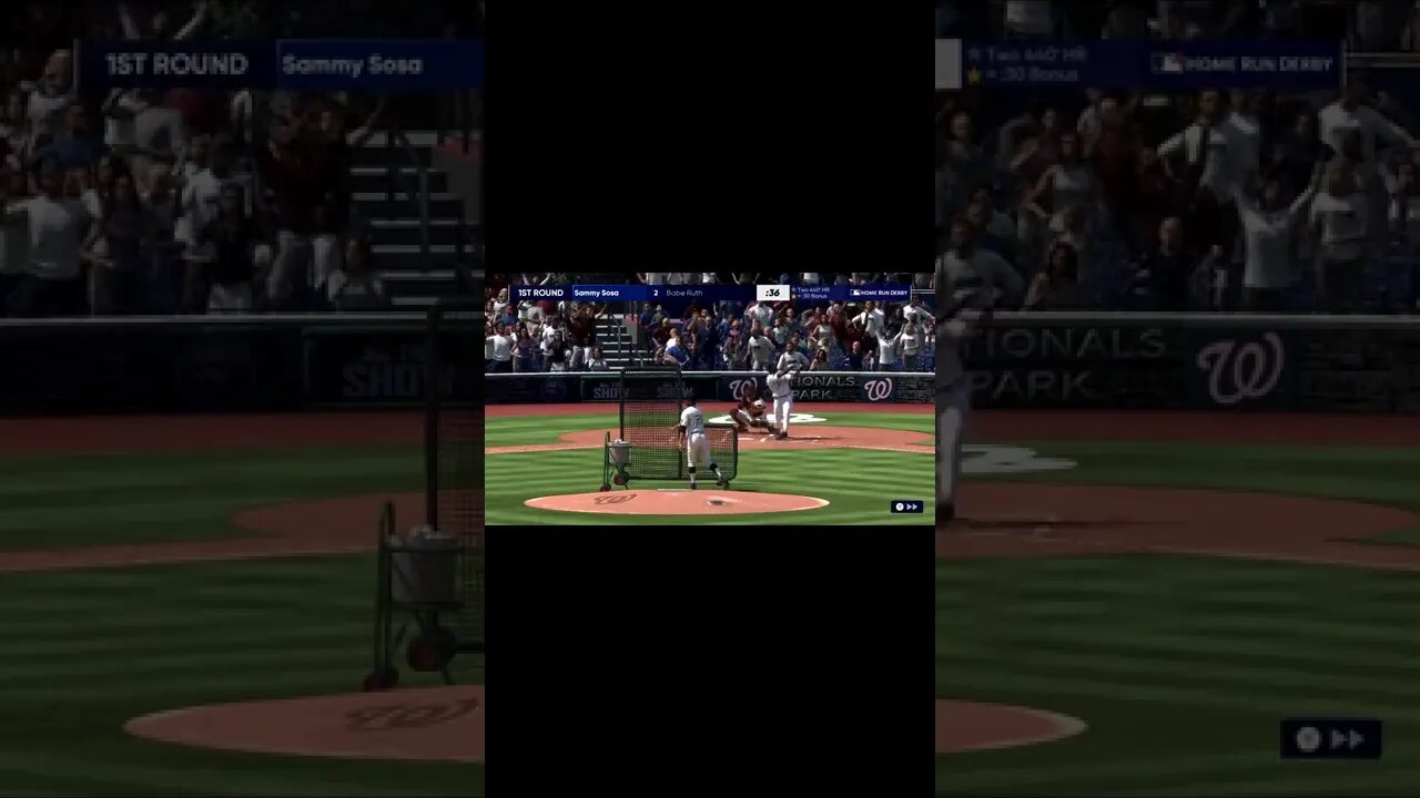 MLB The Show 22 Sammy Sosa Homerun Derby #shorts