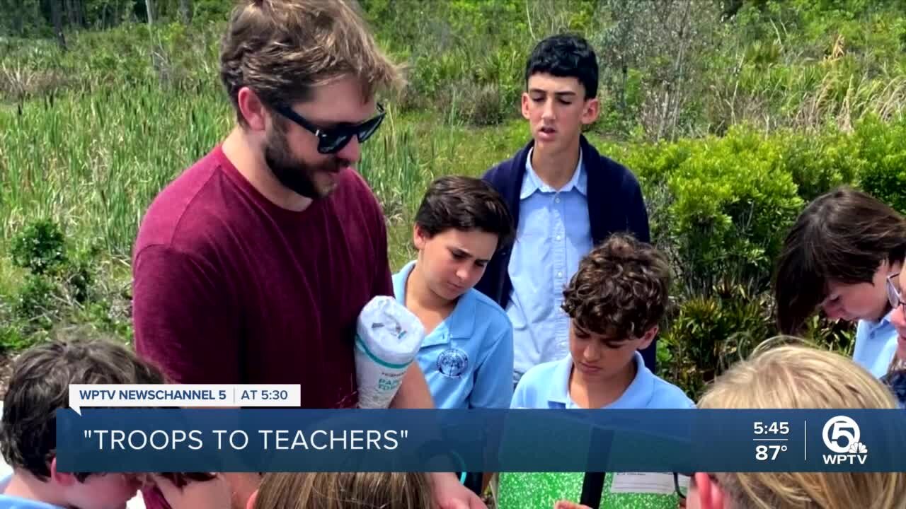 Troops to Teachers: Florida law helping veterans expedite new career as teachers