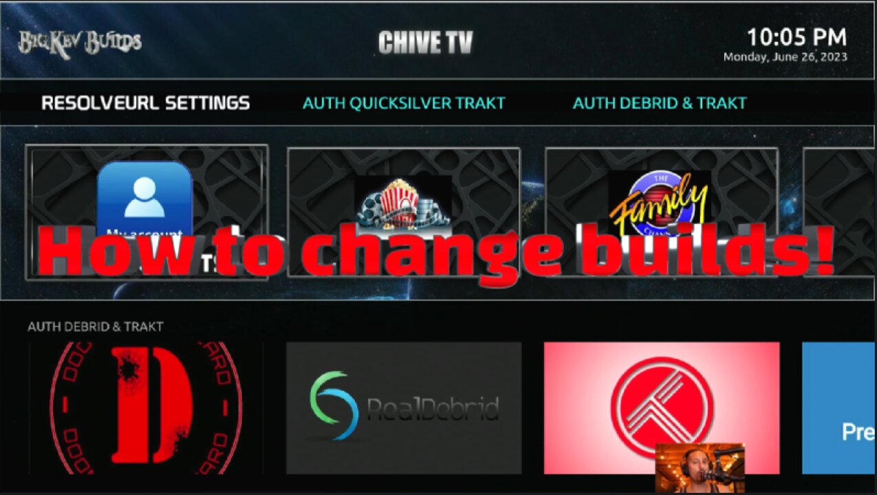 HOW TO CHANGE KODI BUILDS INSIDE OF A BUILD - DOOMZDAY REPO