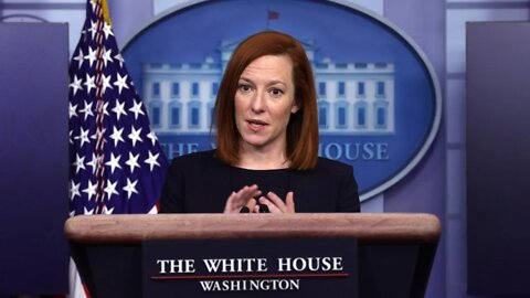 White House press secretary Jen Psaki holds a press briefing