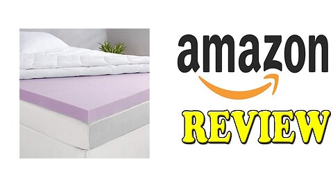 AmazonBasics Lavender Scent Infused Memory Mattress Review