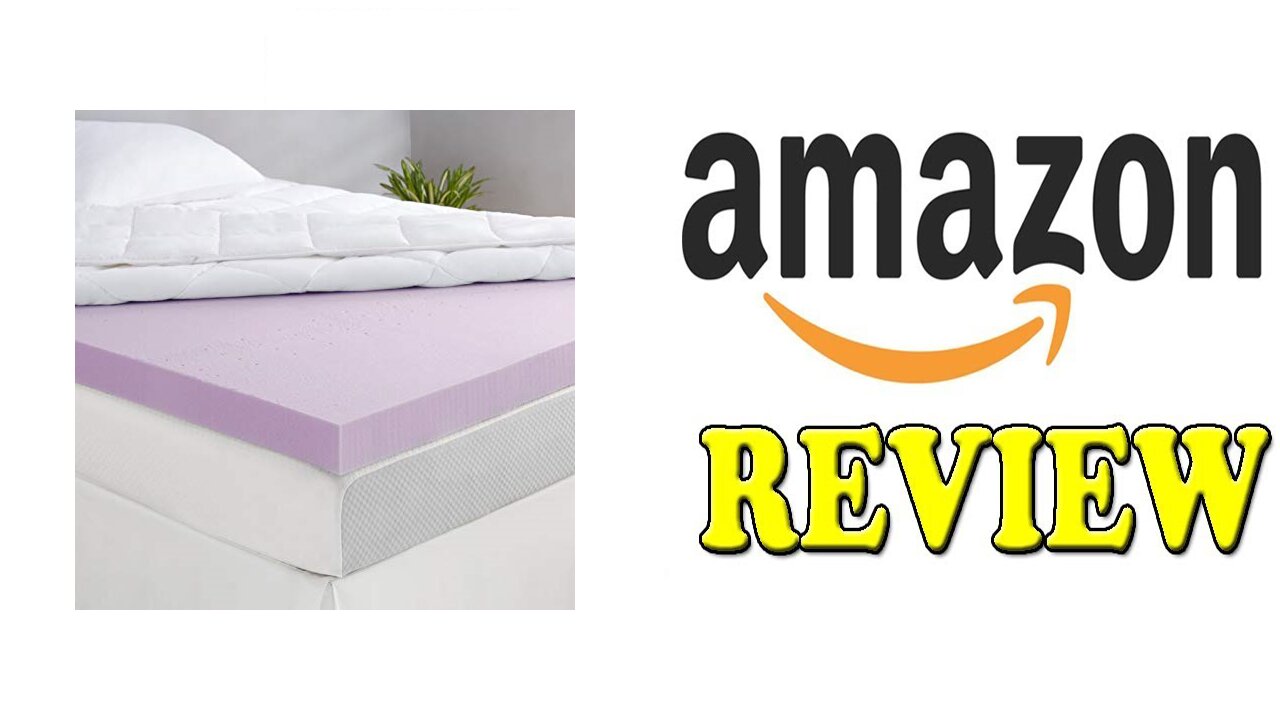 AmazonBasics Lavender Scent Infused Memory Mattress Review