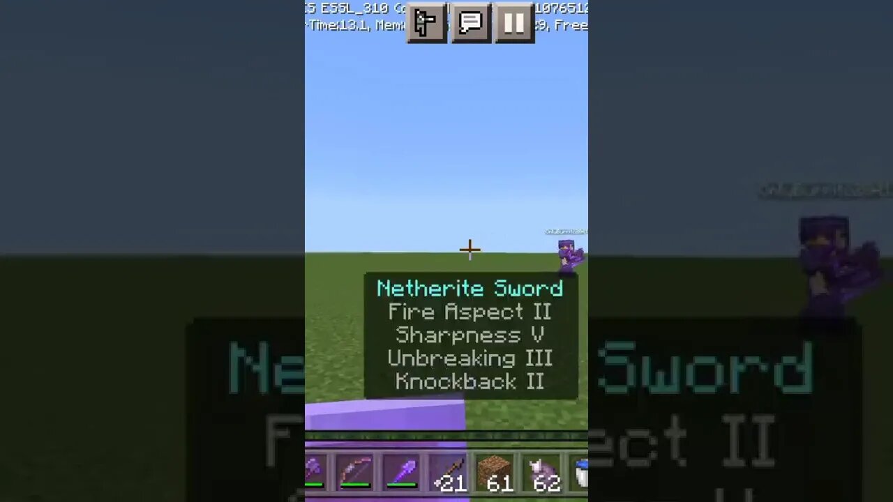 Can I kill my brother in PvP| #shorts #minecraftpe