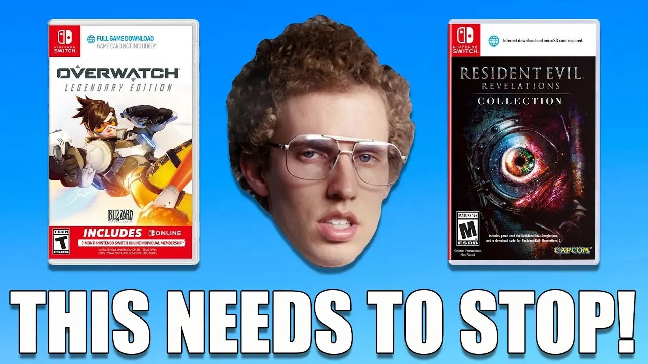 THE CARTRIDGELESS NINTENDO SWITCH PHYSICAL RELEASES NEED TO STOP!