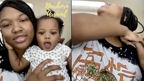 Erica Dixon Daughter Emanii Gets Hair Pulled During Big Sis Duty! 😱