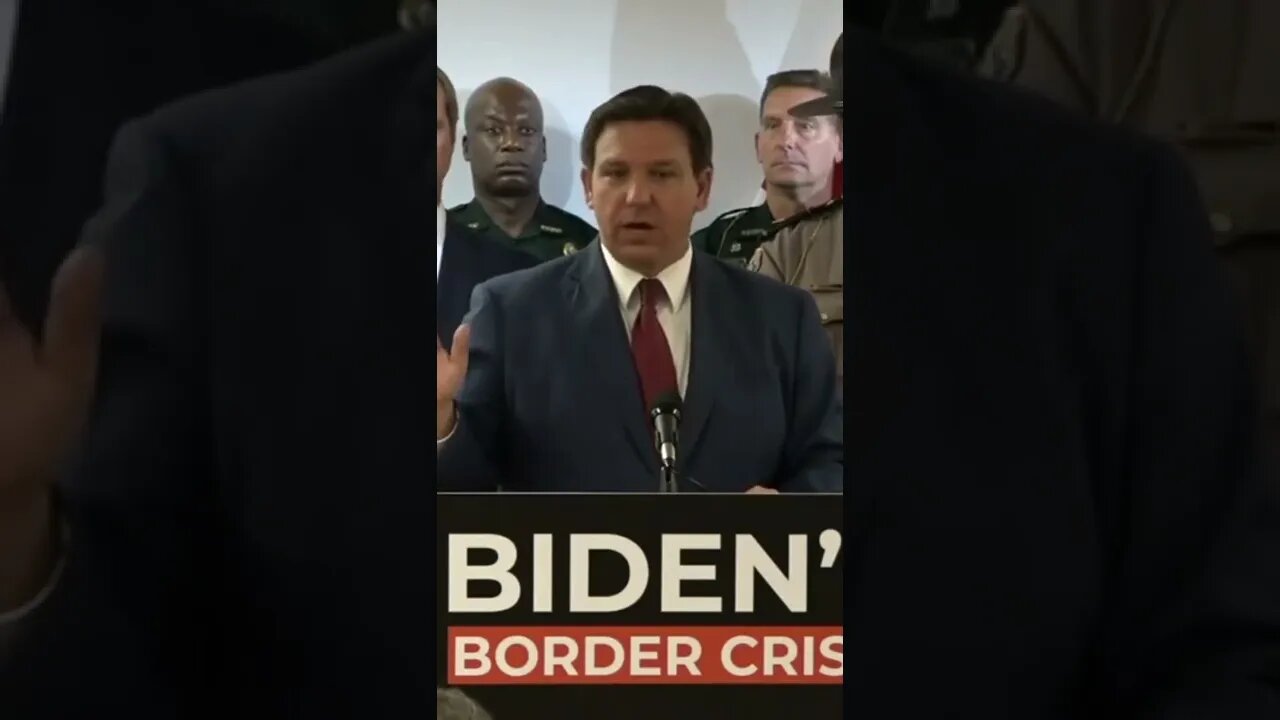 DeSantis SLAMS Biden’s open border policies