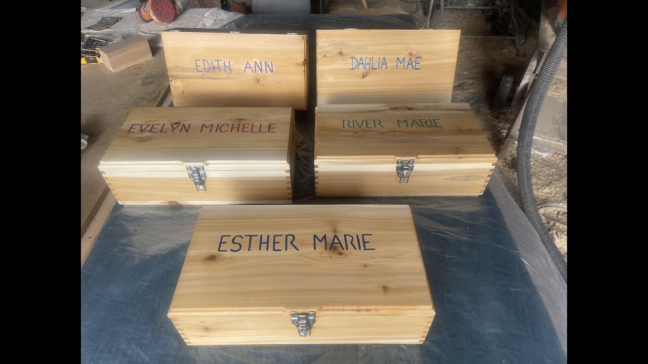 DIY keepsake boxes