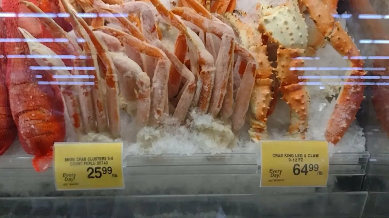 Seafood but don't buy it