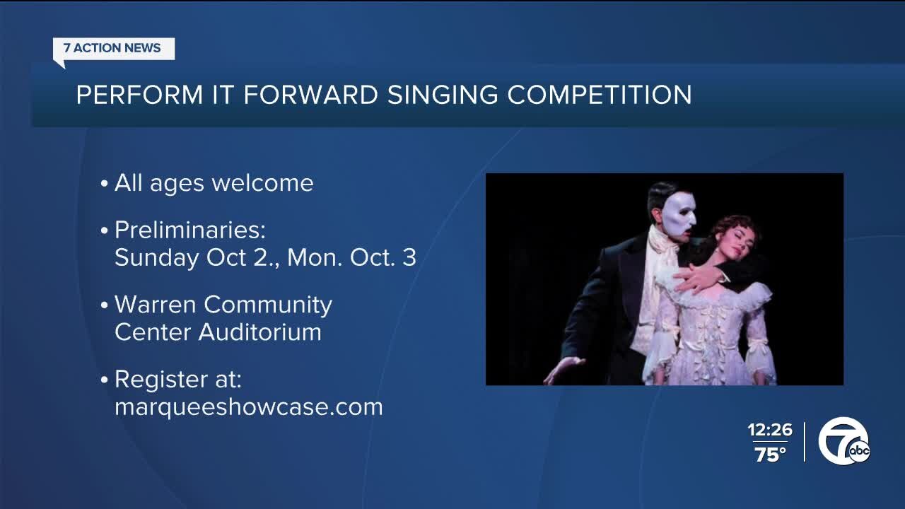 'Perform it Forward' Singing Competition