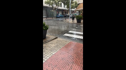 Raining