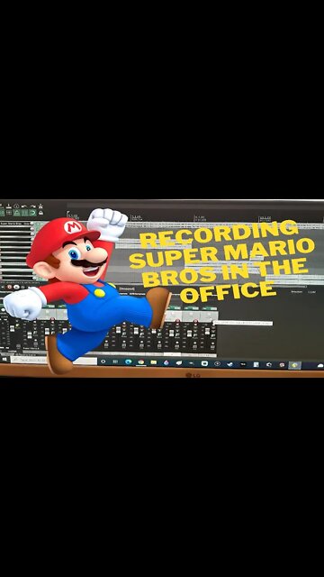 #Shorts - Super Mario Bros- Recorded In The Office - 8 Bit Fun