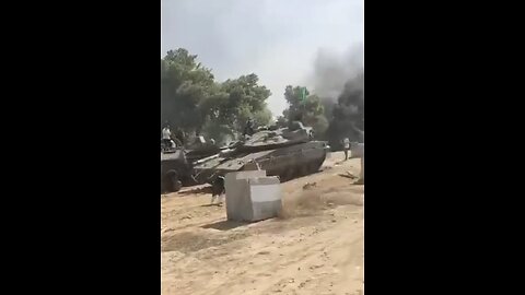 More footage of the Israeli base captured by Palestinians and Hamas