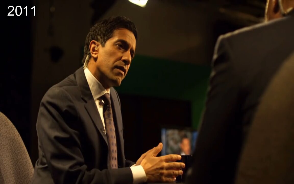 Predictive Programming- Dr. Sanjay Gupta in the 2011 movie Contagion