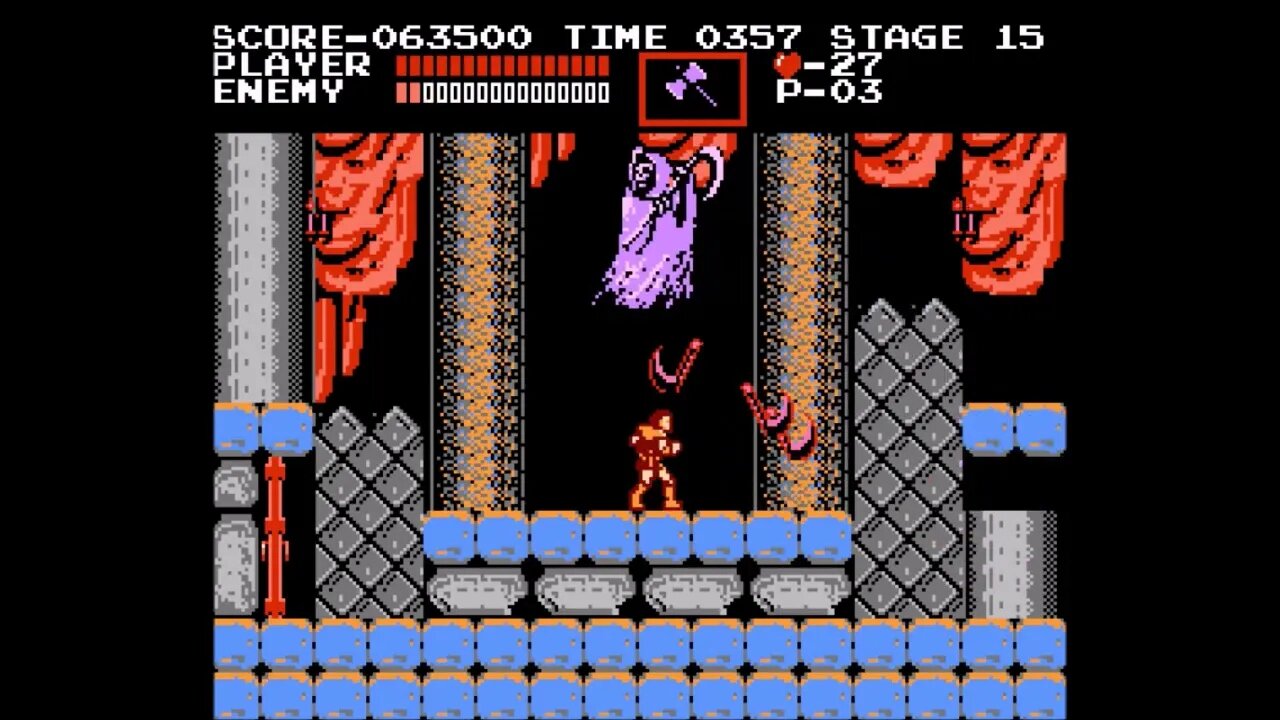 Castlevania NES Stage 5 Perfect Speed Run