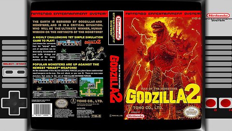 Godzilla 2: War of the Monsters (NES) Scenario 8 - Protect The Metropolis