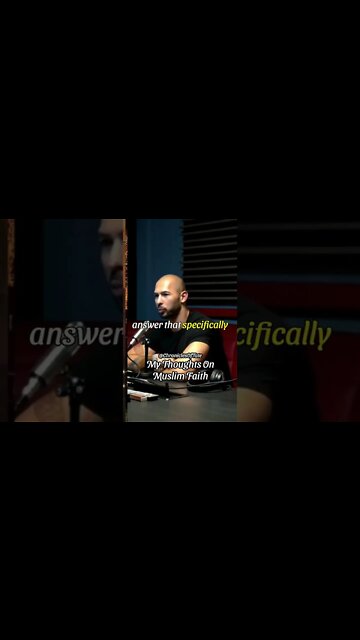 Andrew Tate On The Muslim Religion