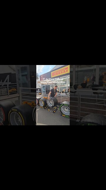 F1 and Stem Cells at Dream Body Clinic. Tire lifting today