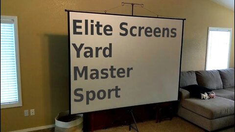 Elite Screens Yard Master Sport Projector Screen Review