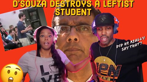 D'Souza absolutely DESTROYS leftist college student {REACTION} | Asia and BJ