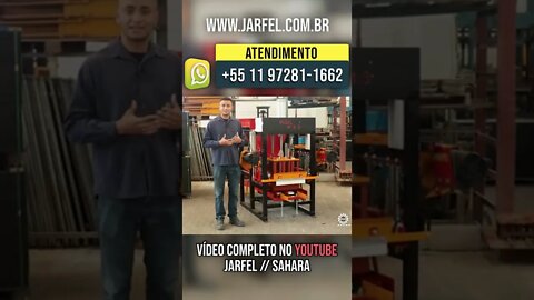 Conheça a Máquina para Blocos e pavimentos da Linha Ágil - JARFEL SAHARA