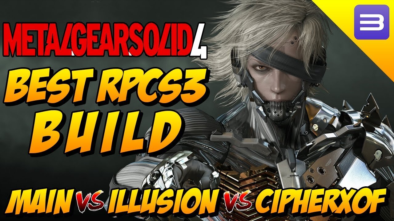 METAL GEAR SOLID 4 | BEST BUILD RPCS3 | Main vs Cipherxof vs Illusion | Best build to MGS4 RPCS3