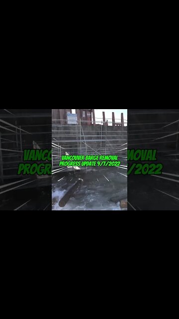 Vancouver stuck barge removal update