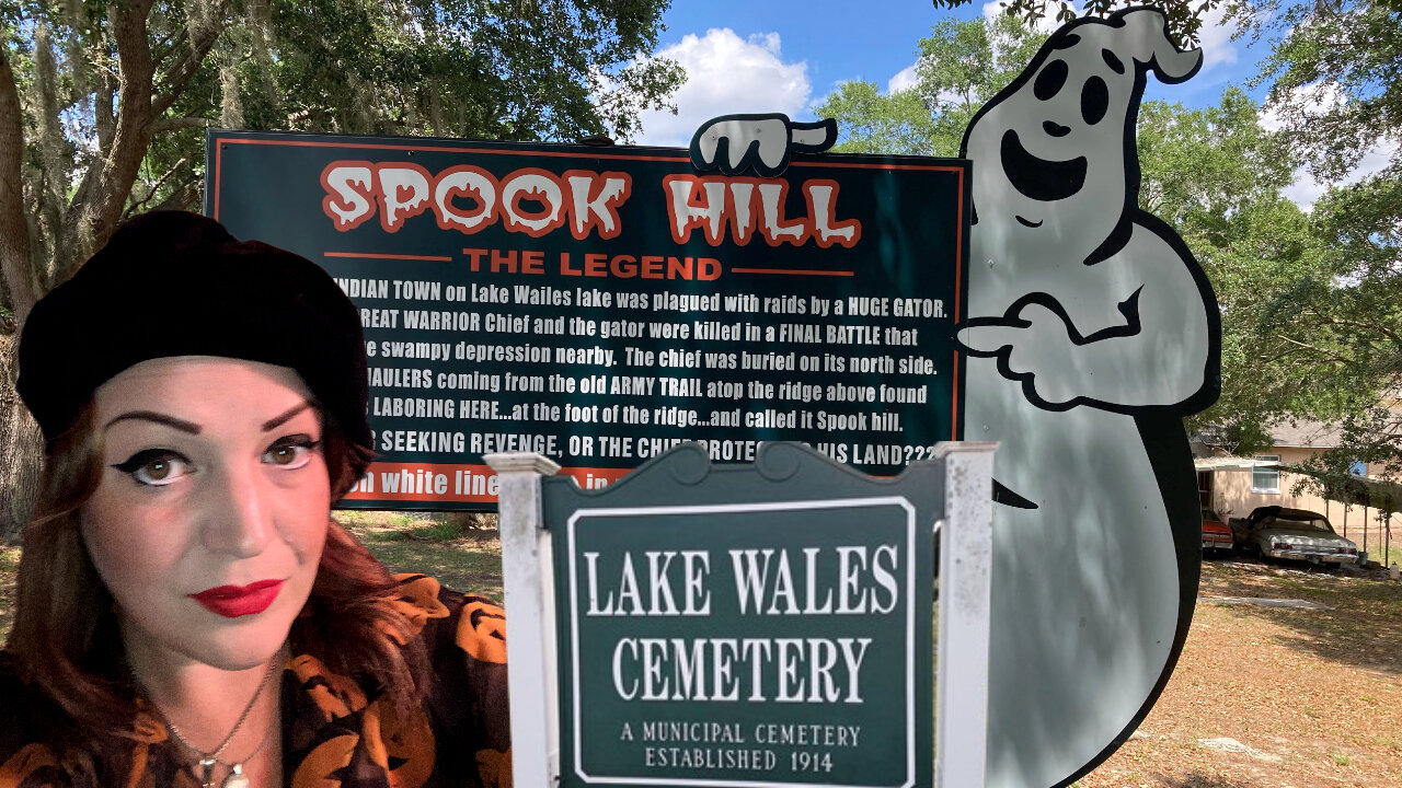 Lake Wales Cemetery & Spook Hill, Lake Wales FL. This is Cal O'Ween!