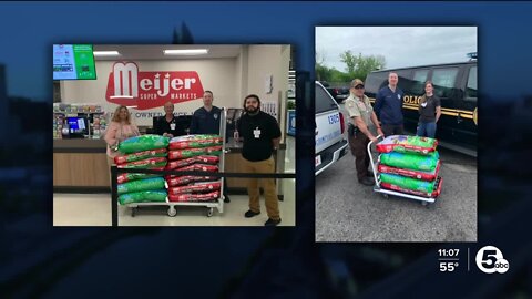 Lorain police use money raised through facial hair program to help feed homeless dogs