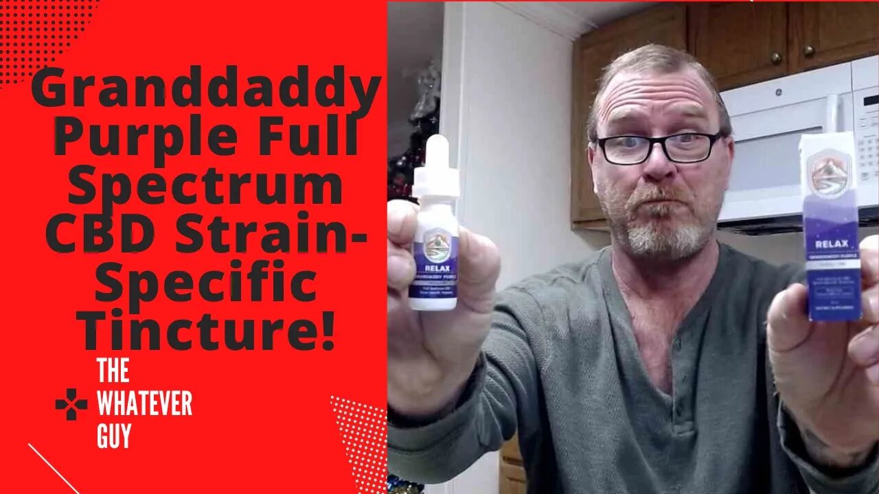 Granddaddy Purple Full Spectrum CBD Strain-Specific Tincture!