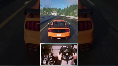 Speeding on the highway in my Ford Mustang Shelby GT500 in The Crew 2 #shorts