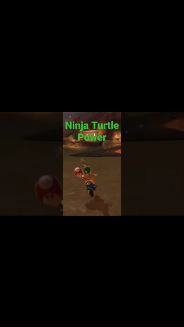 Ninja Turtle Power! 🐢 #mariokart #mariokart8deluxe #mariokart8