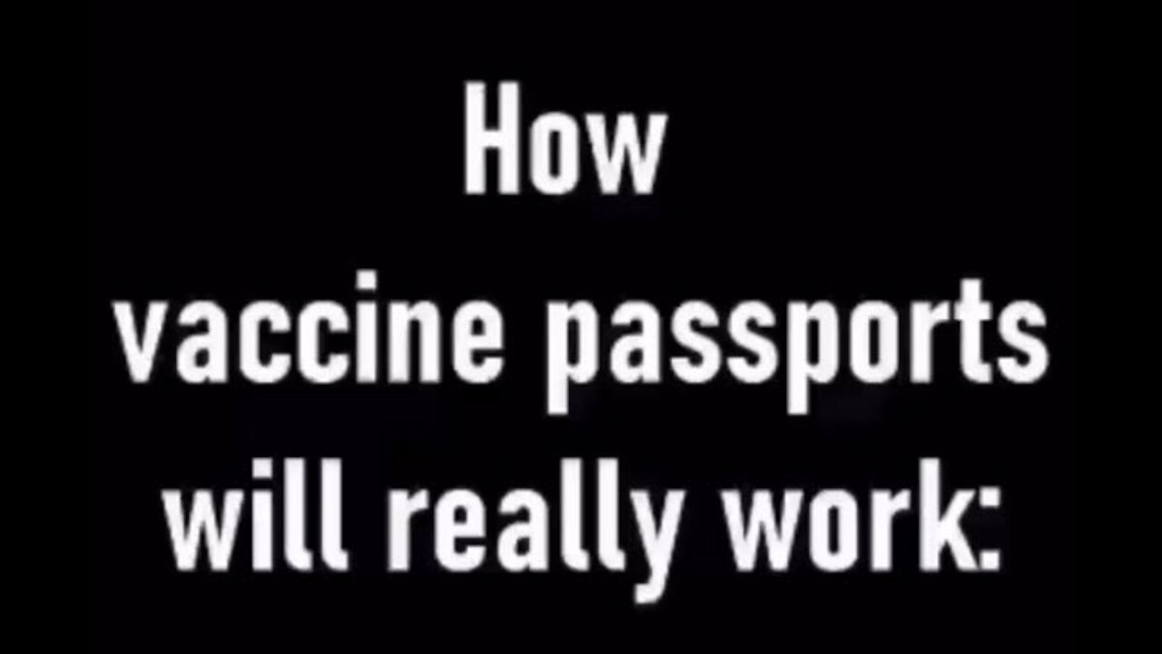 How vaccine passports will really work? (If we allow it)
