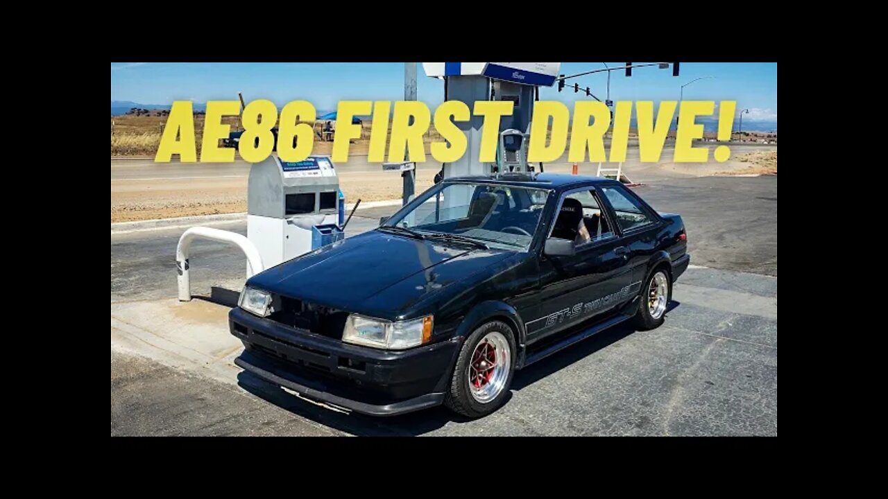 AE86 is back on the road: Chasing Timing!