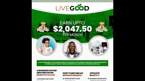 Livegood How to Earn