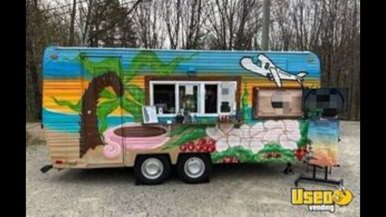 Registered Fleetwood Wilderness 8' x 17' Renovated Coffee Vending Trailer for Sale in New Hampshire