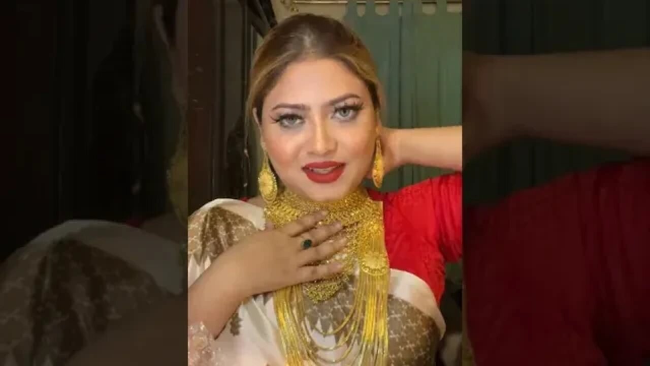 #স্বর্ণের চেয়েও সুন্দর দেখতে জুয়েলারী 1.5 gm gold polish & Dubai gold plated jewelry : 01724012985
