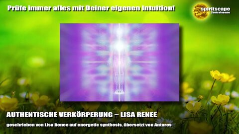 AUTHENTISCHE VERKÖRPERUNG ~ LISA RENEE