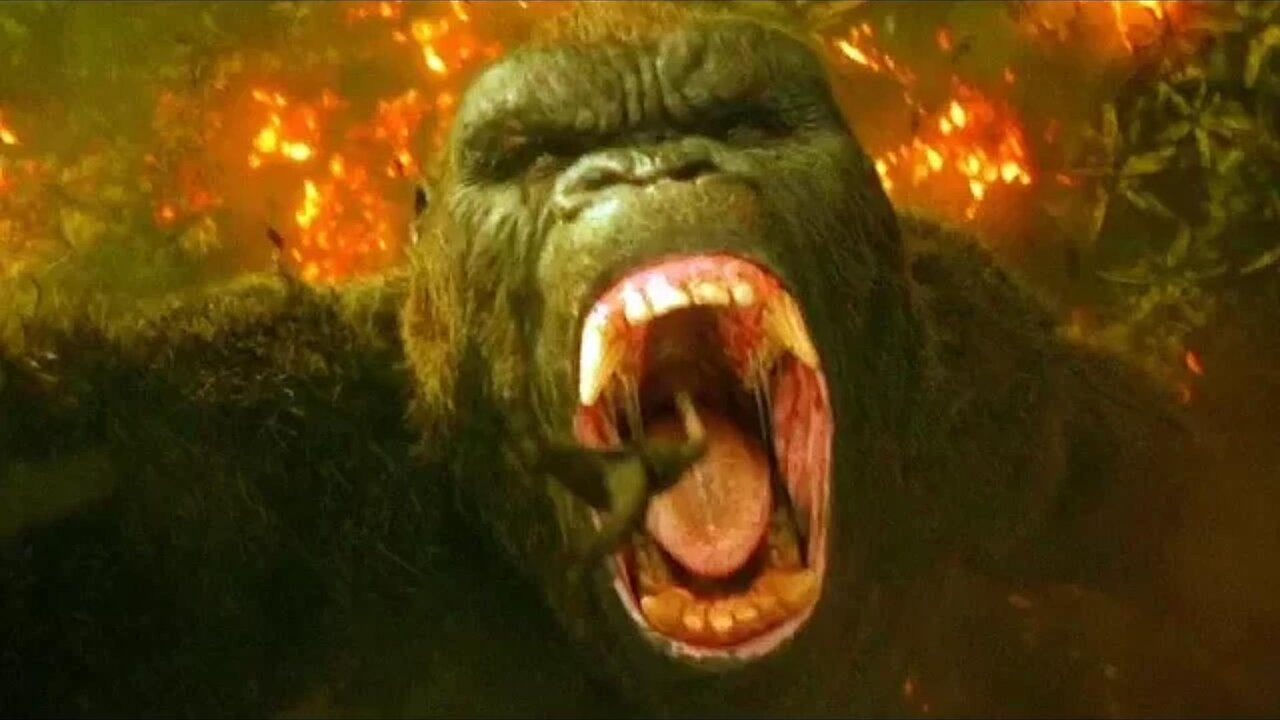 Kong's First Appearance - Arriving At Skull Island Scene - Kong - Skull Island (2017) Movie Clip HD