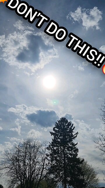 ⚠🔥DON'T DO THIS DURING AN ECLIPSE!!🔥⚠